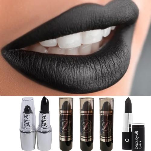 Lipstick black matte - lipstick,