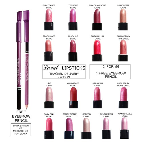 Laval lipsticks buy for 6 - 2,