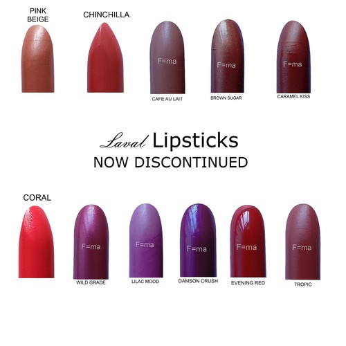 Laval lipsticks discontinued - laval,