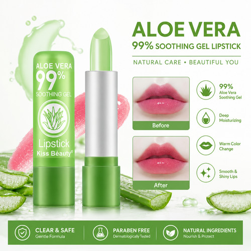 Colour changing lipstick aloe - lipstick,